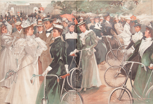 cycling in hyde park june 11 1896